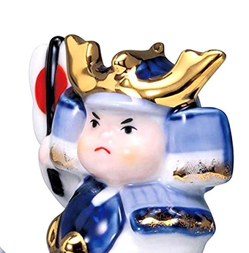 Amazon.co.jp: [薬師窯] 五月人形 日本製 瀬戸物 染錦 鯉のぼり大将